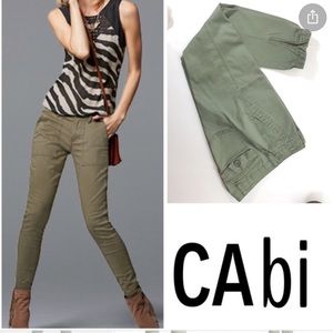 Cabi scout olive pants size 10.